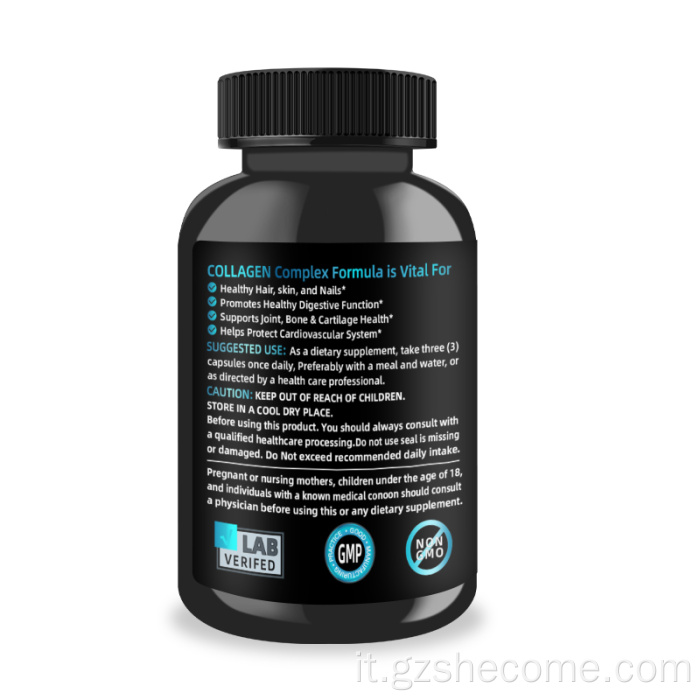 Collagene Supplement articolazioni per la pelle capsule di collagene per la pelle